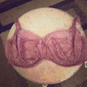 Underwire lace bra
